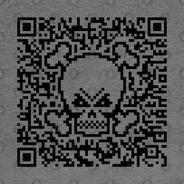 Skull And Crossbones (Quick Response Code / POS) by MrFaulbaum